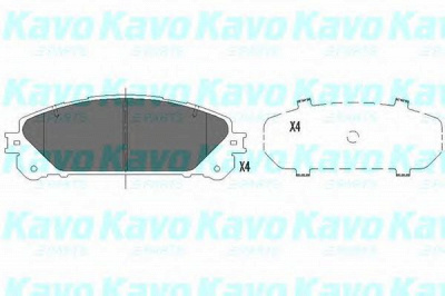 KAVO PARTS kbp9116 -  Комплект тормозных колодок, дисковый тормоз
